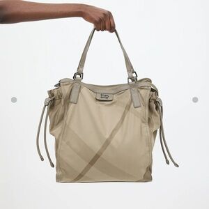 Burberry Tan Tote Bag